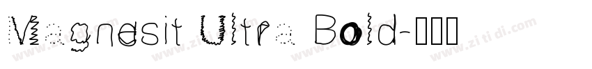 Magnesit Ultra Bold字体转换